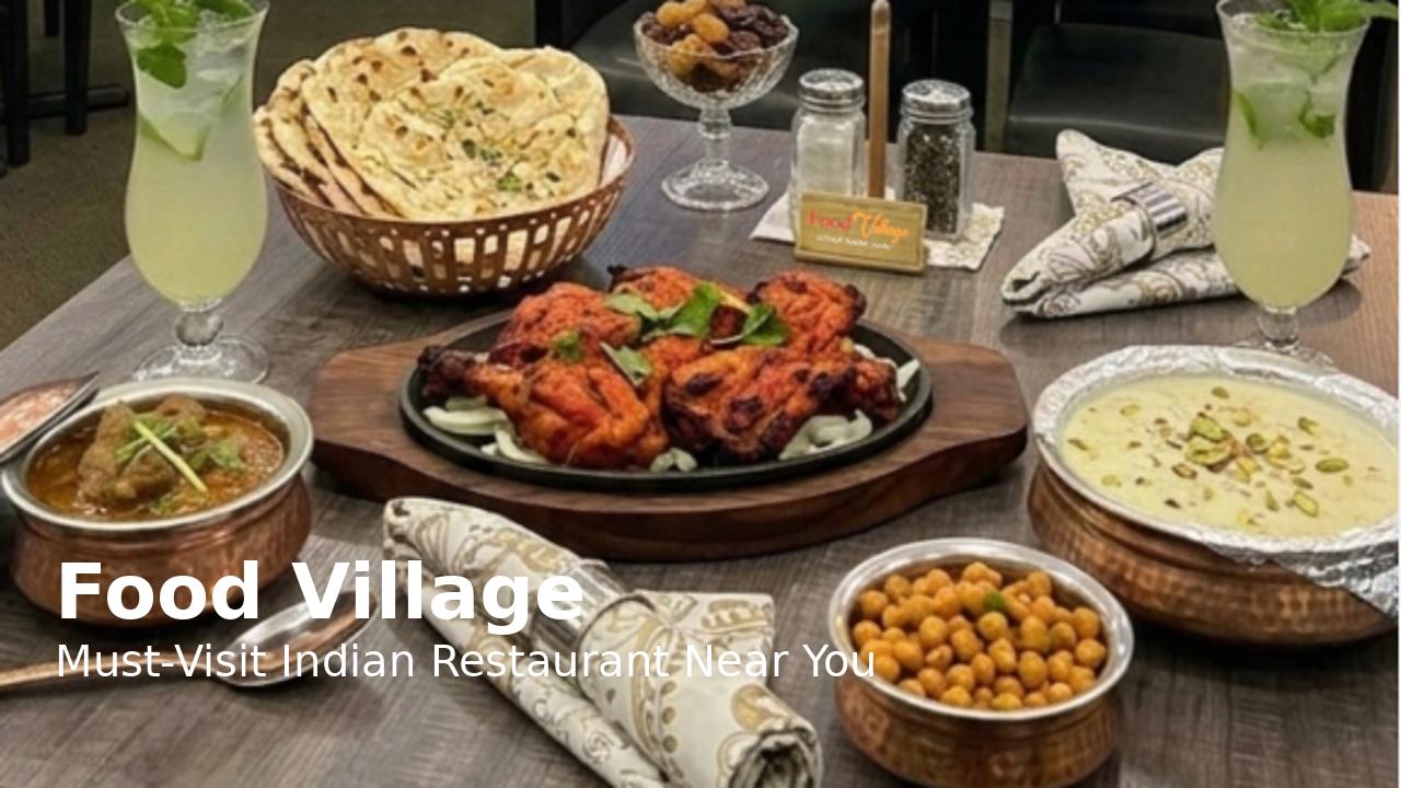 Authentic and tasty Indian food