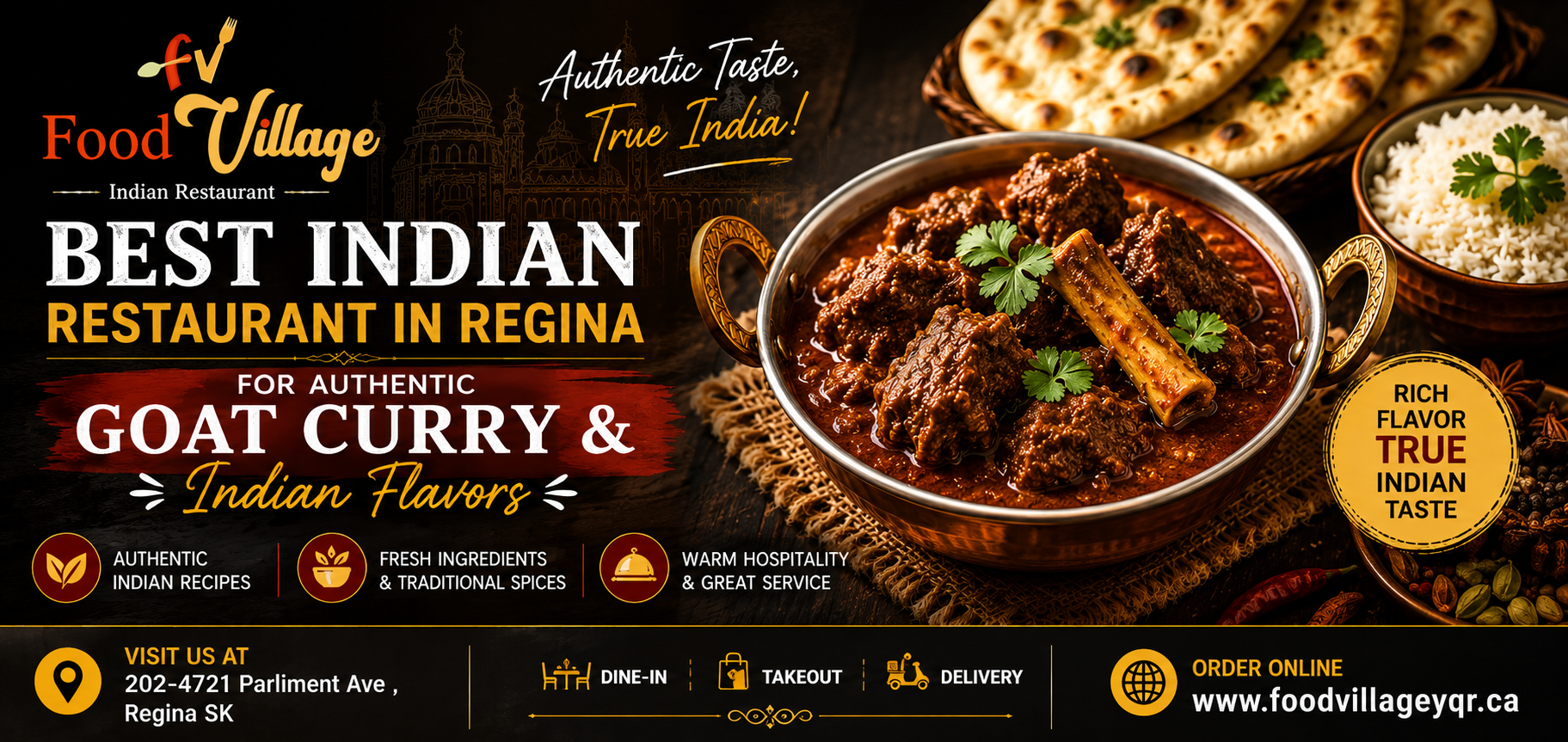best Indian restaurant in Regina